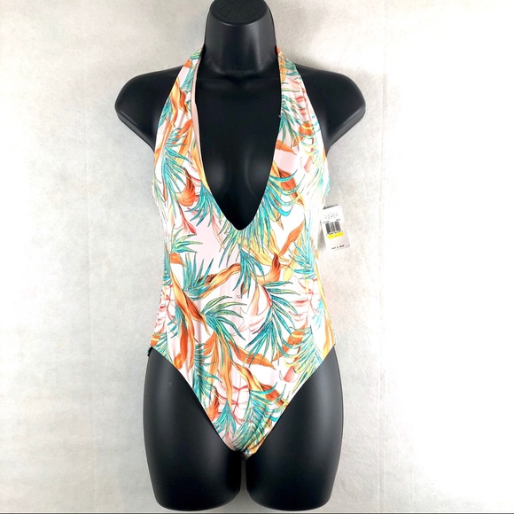 Basta one piece swimming suit Medium halter top - Picture 5 of 8